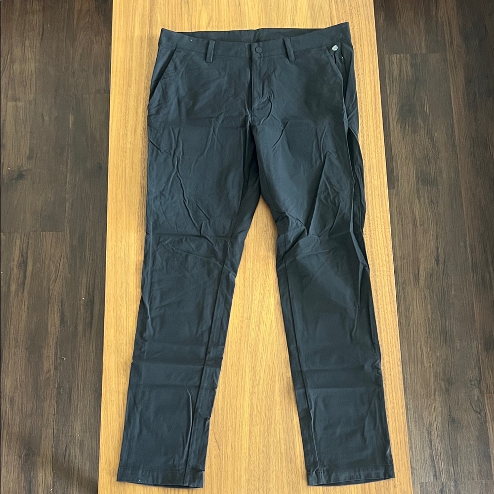 adidas Men's Black Slim Stretch Golf Chinos